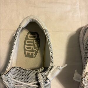 Hey Dude Light Gray Slip-On Shoes